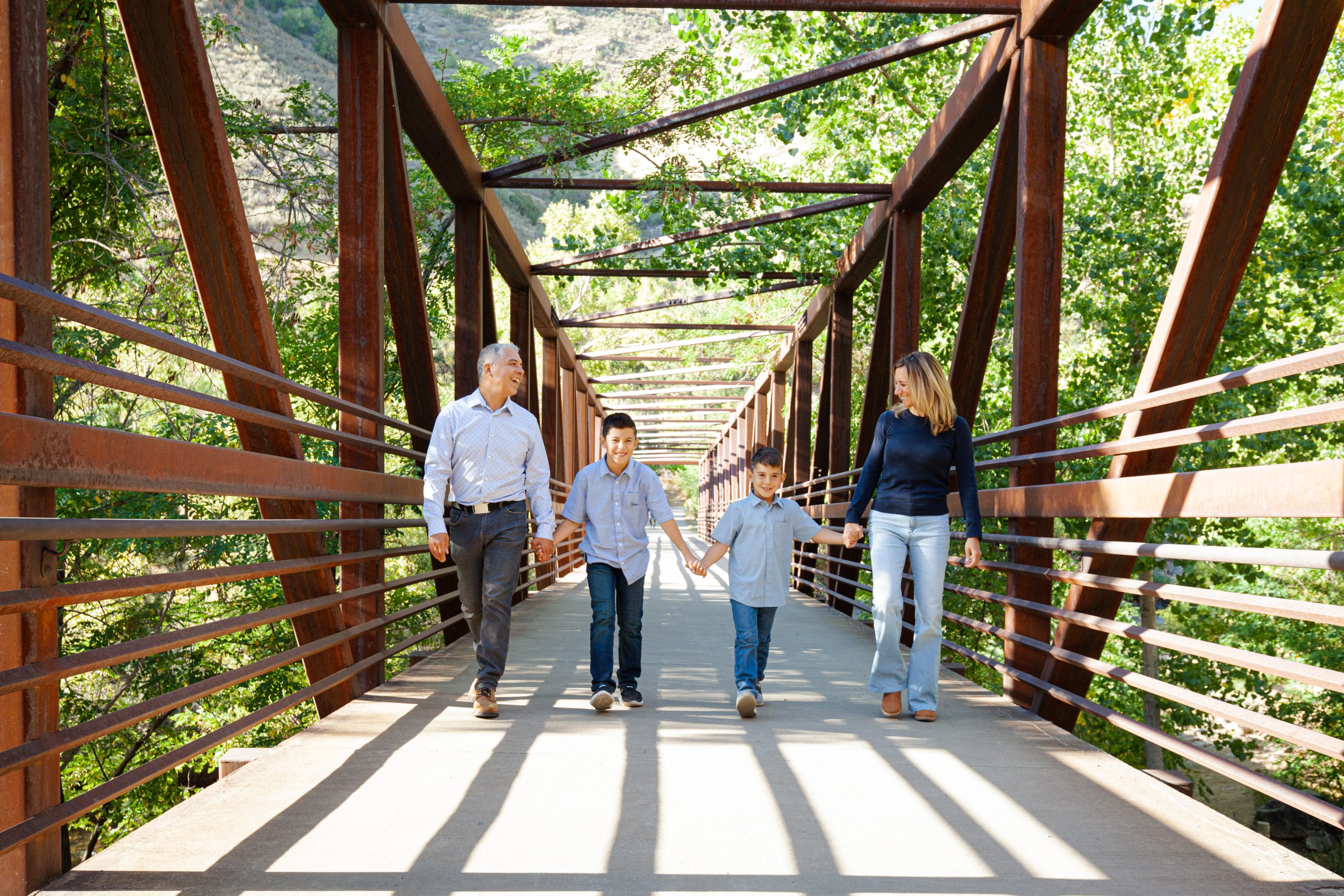 Family Photo Sept 2024 Bridge