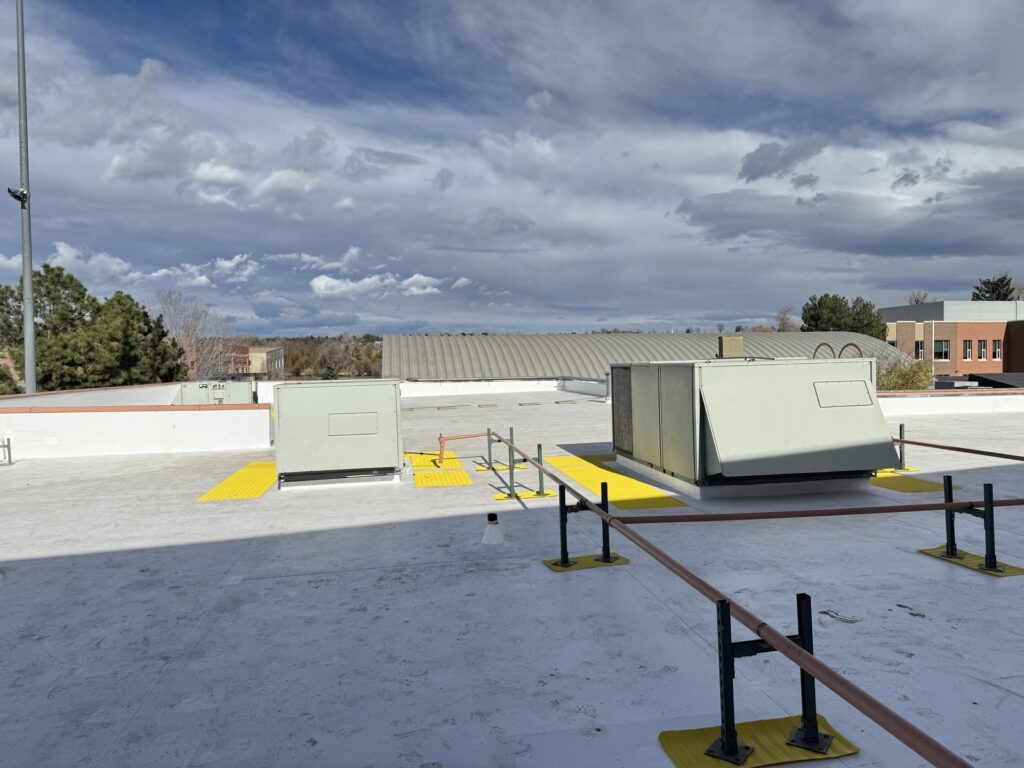 TPO roof system at Denver school